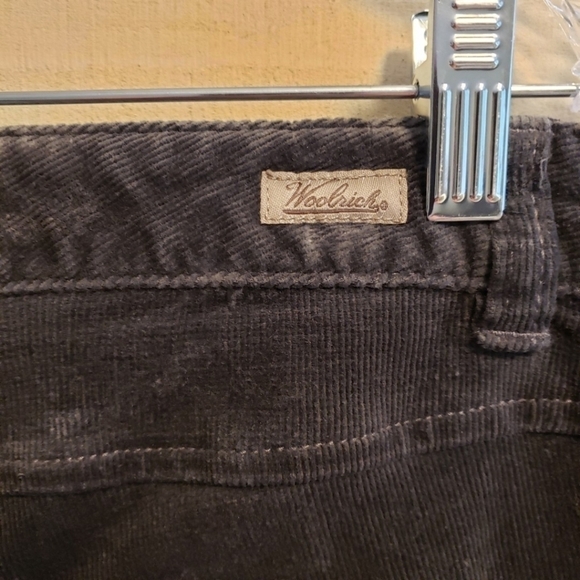 Woolrich Women's Black Corduroy Pants Midrise Cotton Size 10 - Picture 6 of 6